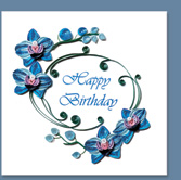 orchid happy birthday